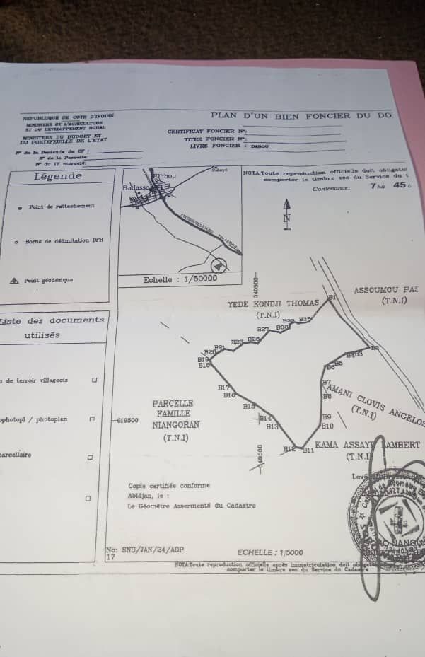 TERRAIN EN VENTE