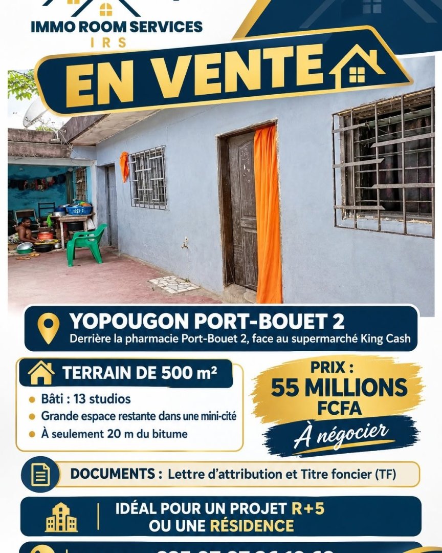 TERRAIN EN VENTE